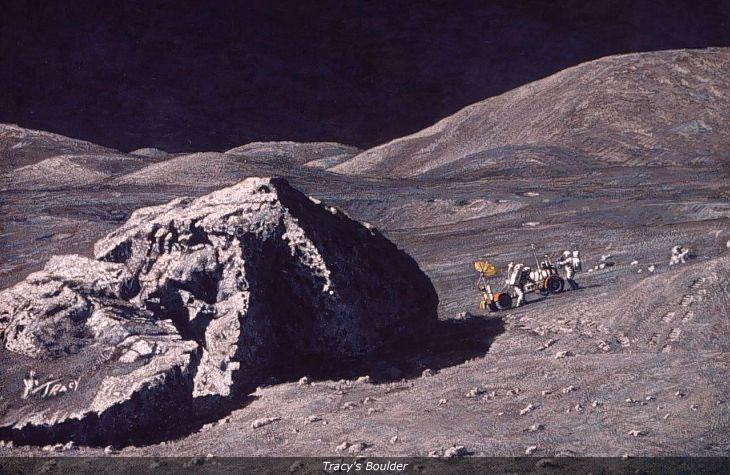 'Tracy's Boulder' by Alan Bean