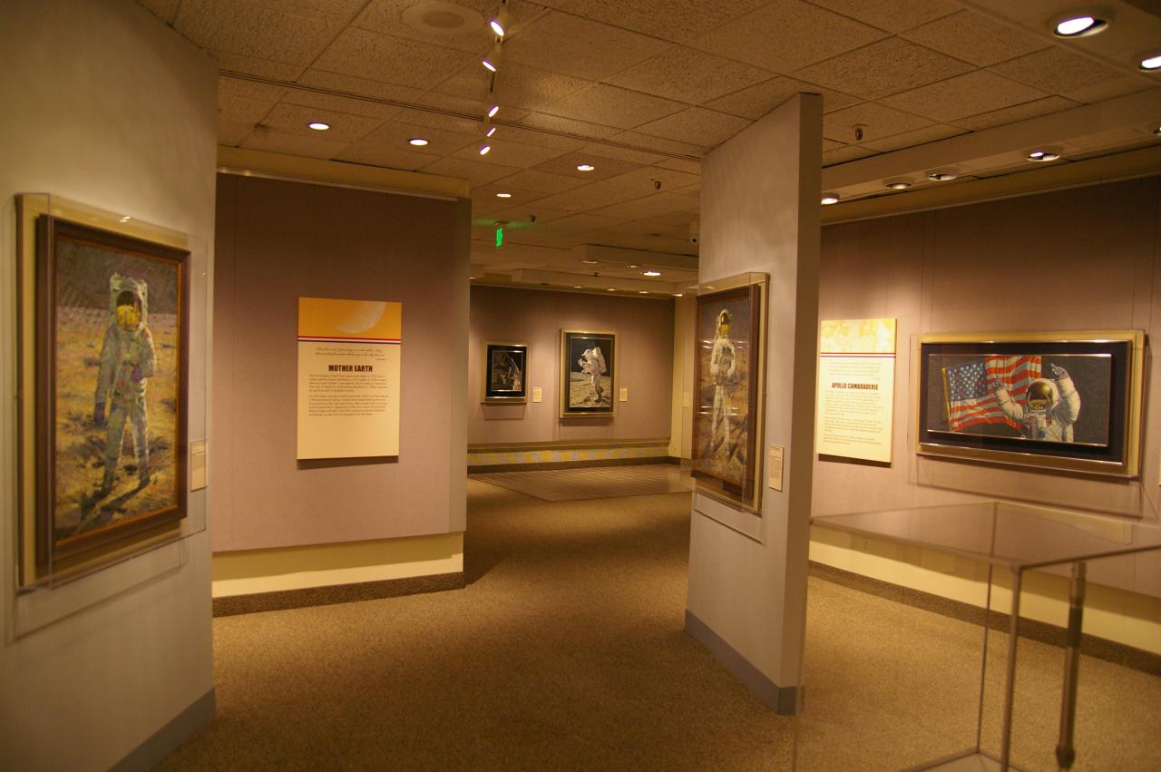 First Artist of Another World" Exhibit, Smithsonian Air and Space Museum, 2009